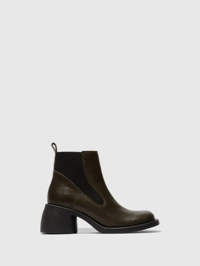 Chelsea Ankle Boots HAGY149FLY MILITARY Women Fly London Ankle Boots