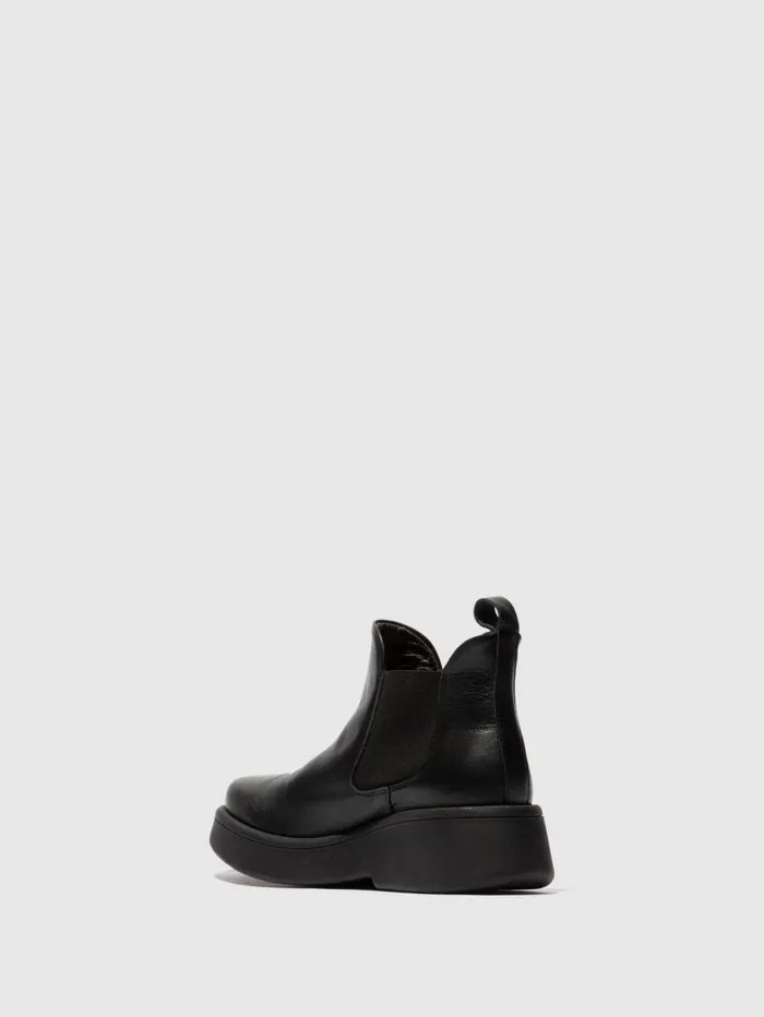 Chelsea Ankle Boots MULK159FLY BLACK Women Fly London Ankle Boots
