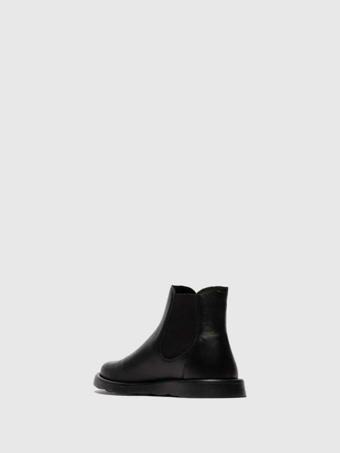 Chelsea Ankle Boots TICH099FLY BLACK Women Fly London Ankle Boots