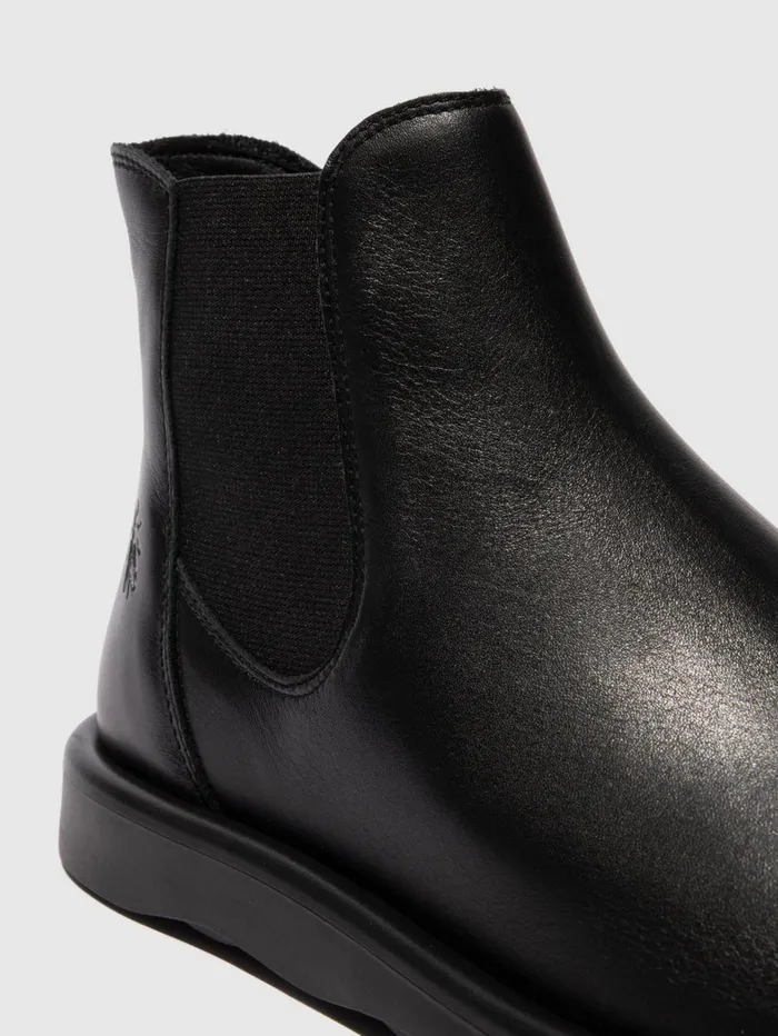 Chelsea Ankle Boots TICH099FLY BLACK Women Fly London Ankle Boots