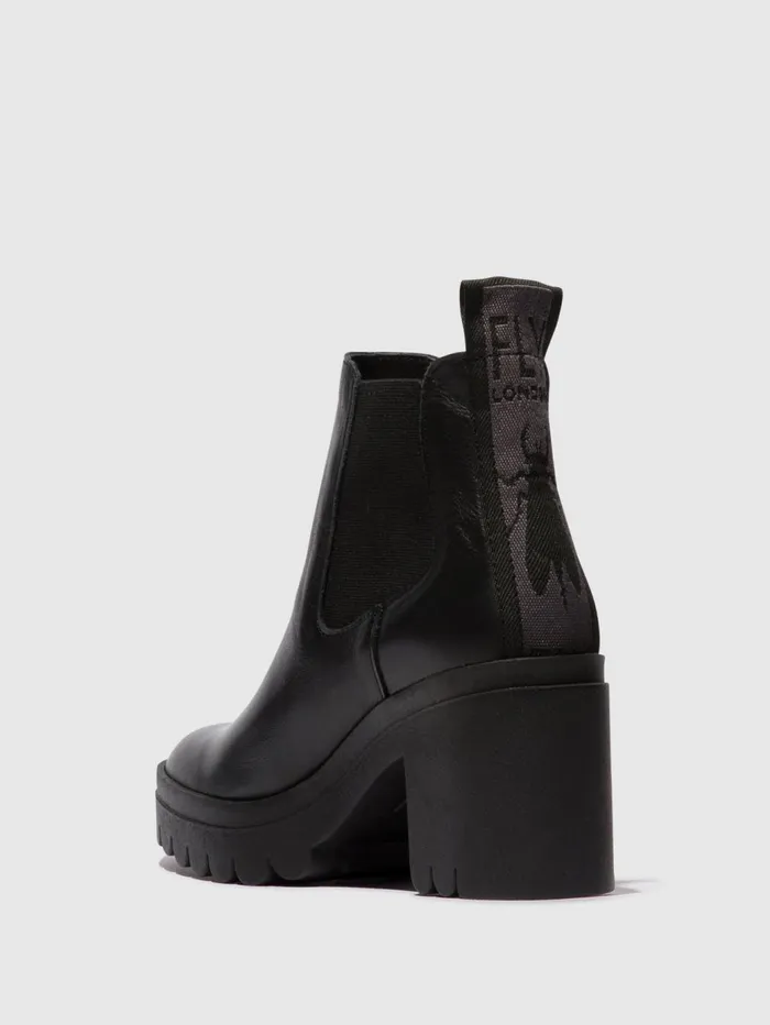 Chelsea Ankle Boots TOPE520FLY BLACK Women Fly London Ankle Boots