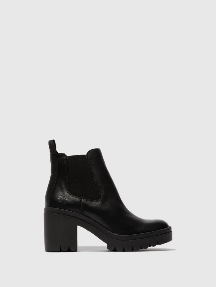 Chelsea Ankle Boots TOPE520FLY DUBLIN BLACK Women Fly London Ankle Boots