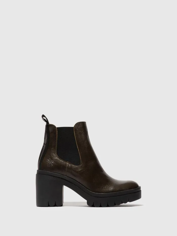 Chelsea Ankle Boots TOPE520FLY SLUDGE Women Fly London Ankle Boots