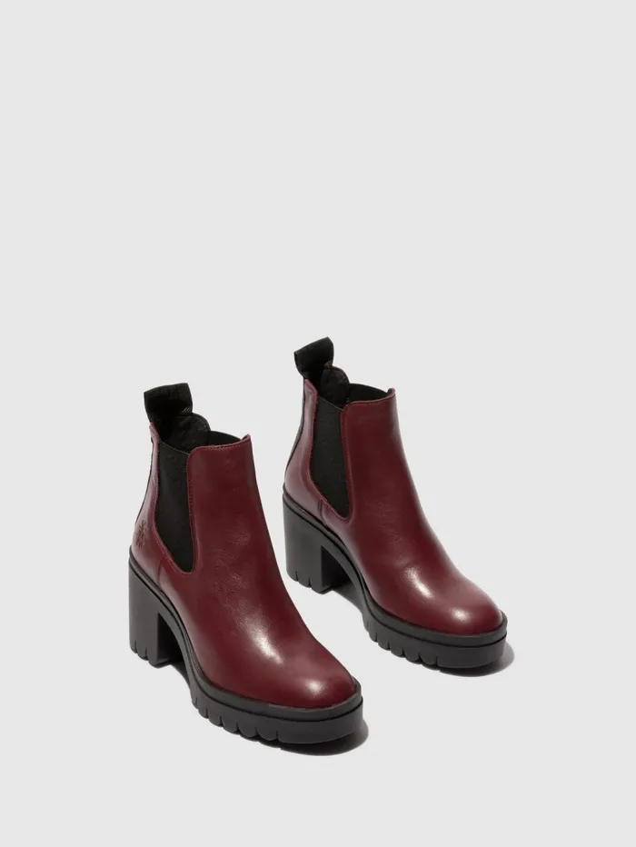 Chelsea Ankle Boots TOPE520FLY WINE Women Fly London Ankle Boots