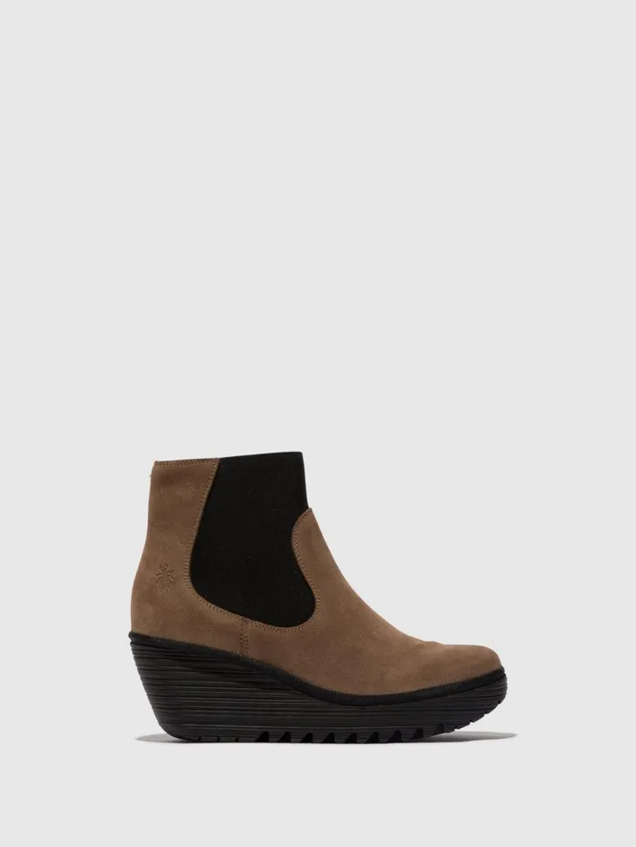 Chelsea Ankle Boots YADE398FLY TAUPE Women Fly London Ankle Boots