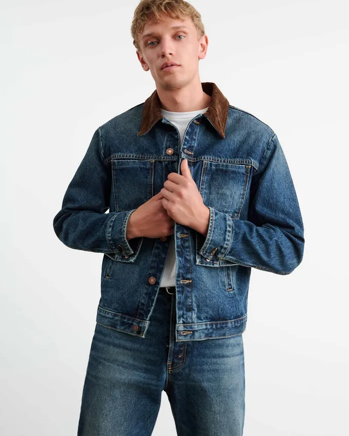 CHESTER DENIM JACKET Simon Wash Men Nili Lotan Denim