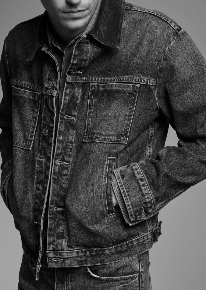 CHESTER DENIM JACKET Simon Wash Men Nili Lotan Denim