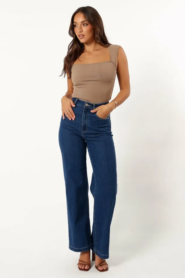 Clara Top Beige Women Tees Petal and Pup