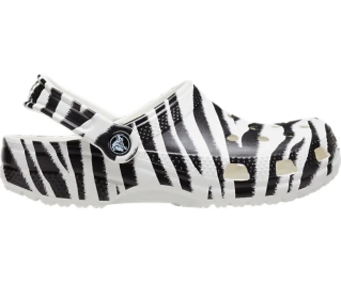 Classic Animal Print Clog White Zebra Print Clogs Crocs WomenMen