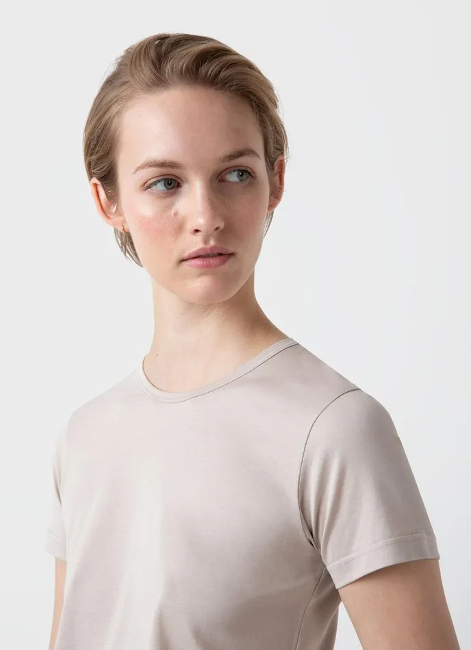 Classic Tshirt Light Sand Women SUNSPEL Tshirts and Tops