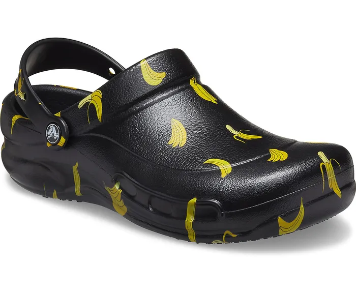 Clogs Bistro Graphic Clog Black Yellow 8211 Crocs WomenMen