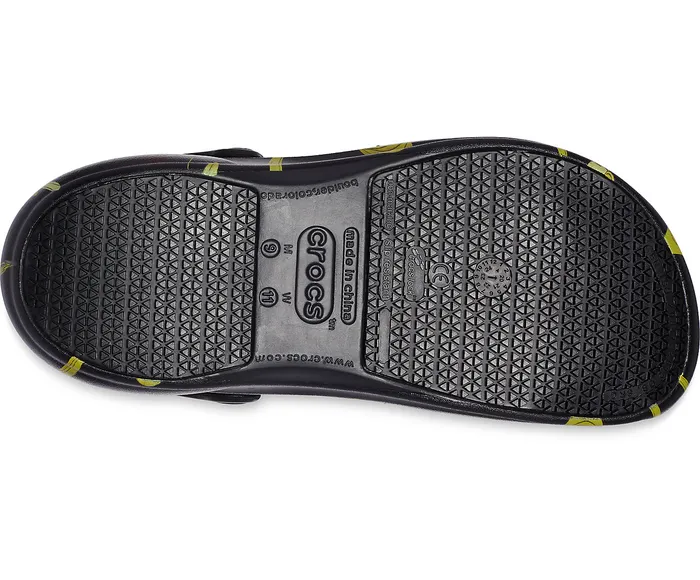 Clogs Bistro Graphic Clog Black Yellow 8211 Crocs WomenMen