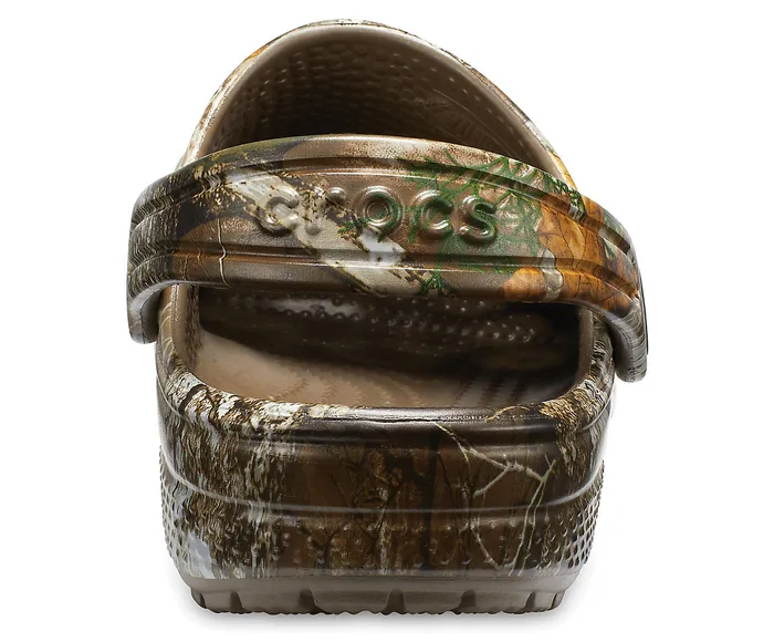 Clogs Crocs GirlsBoys Kids Classic Realtree Edge Clog Walnut