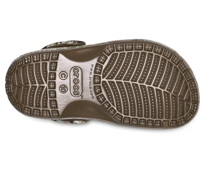 Clogs Crocs GirlsBoys Kids Classic Realtree Edge Clog Walnut