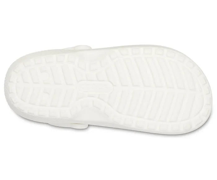 Clogs WomenMen Classic Lined Clog White Grey Crocs