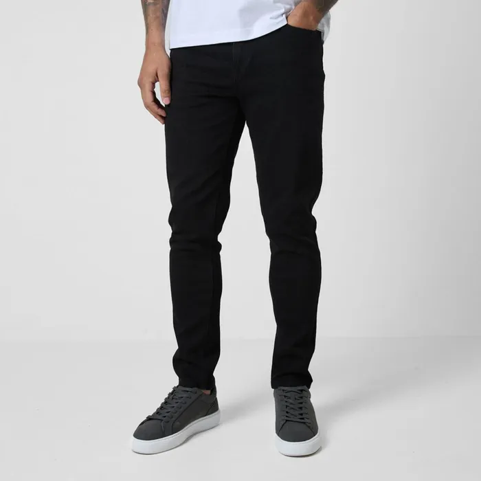 Closure London 2Pack Slim Fit Denim Jeans Black Grey Wash Men Denim