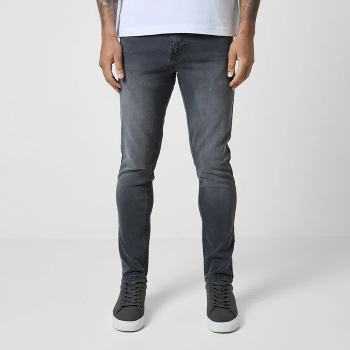 Closure London 2Pack Slim Fit Denim Jeans Black Grey Wash Men Denim