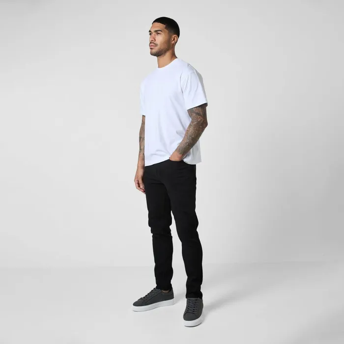 Closure London 2Pack Slim Fit Denim Jeans Black Grey Wash Men Denim