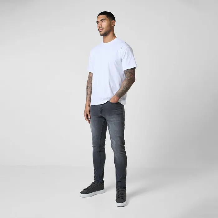 Closure London 2Pack Slim Fit Denim Jeans Black Grey Wash Men Denim