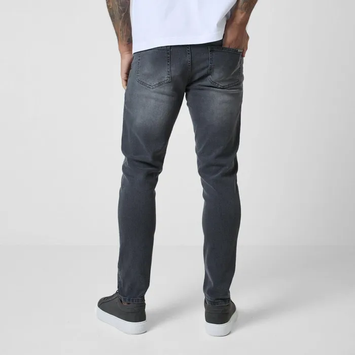 Closure London 2Pack Slim Fit Denim Jeans Black Grey Wash Men Denim