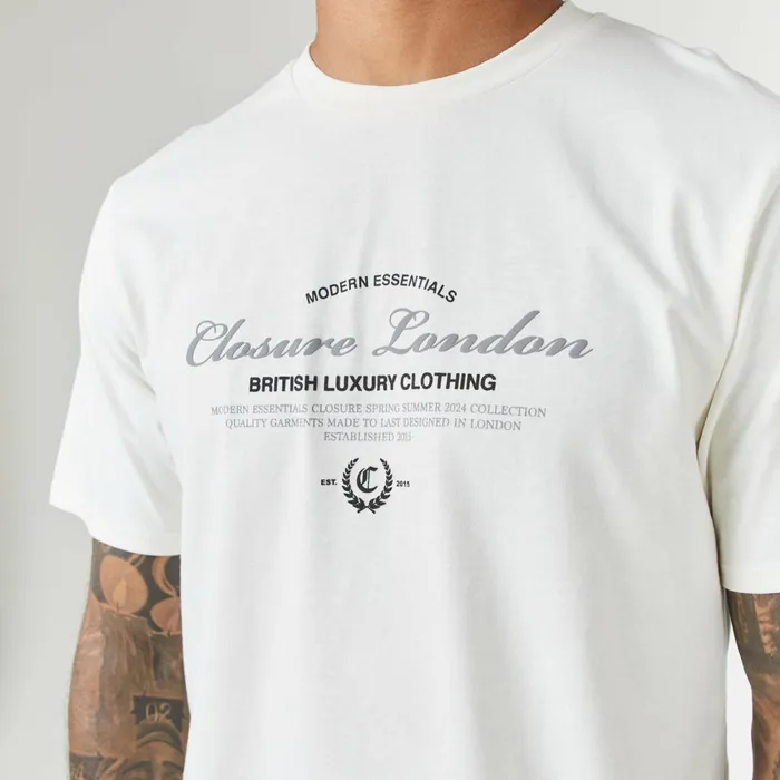 Closure London Arch Luxe TShirt Off White Men TShirts