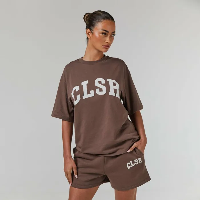 Closure London CLSR Varsity Twinset Brown Women Sets