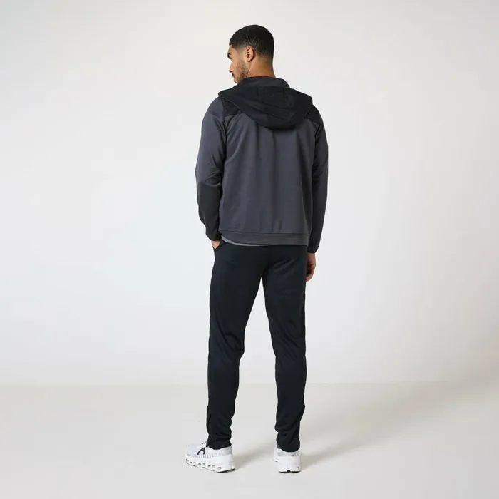 Closure London Cut and Sew Tracksuit Mid Grey Black Men Tracksuits