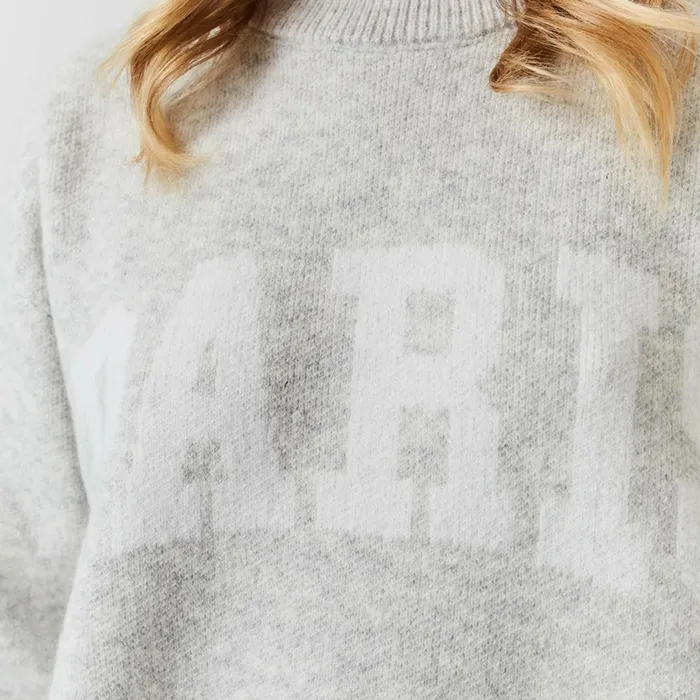 Closure London Paris Knit Sweatshirt Light Grey Marl Women Knitwear