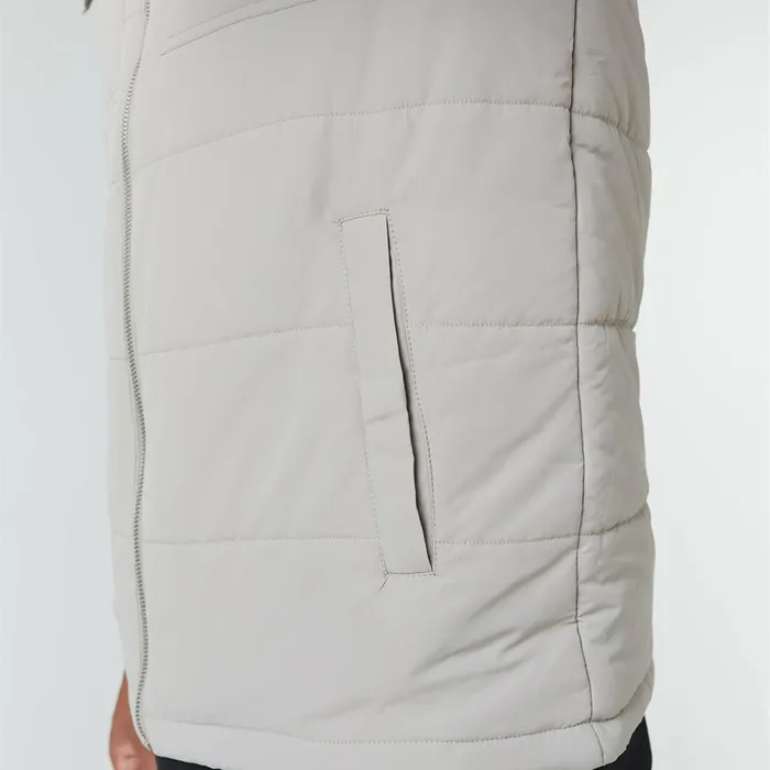Closure London Quilted Overshirt Jacket Stone Men Coats and Jackets