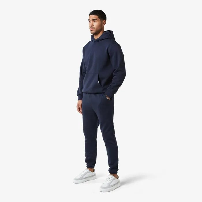 Closure London Relaxed Fit Cuffed Jogger Navy Men Joggers