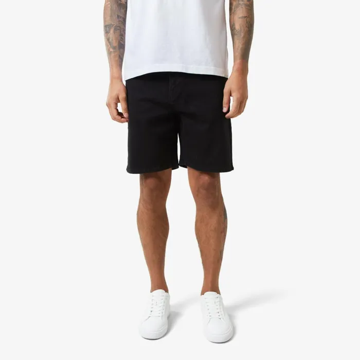 Closure London Relaxed Fit Denim Short Black Wash Men Denim