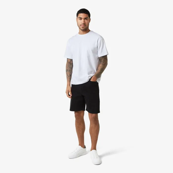 Closure London Relaxed Fit Denim Short Black Wash Men Denim