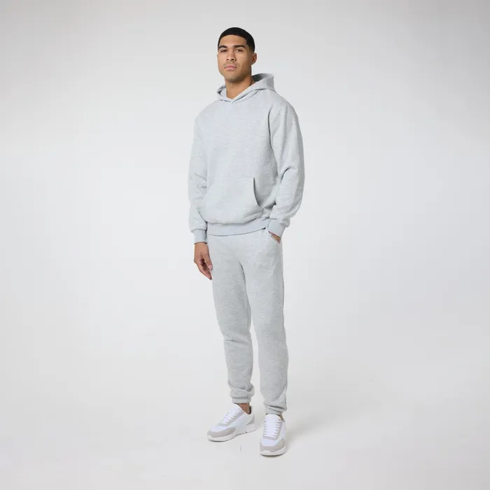 Closure London Relaxed Fit Tracksuit Grey Marl Men Tracksuits