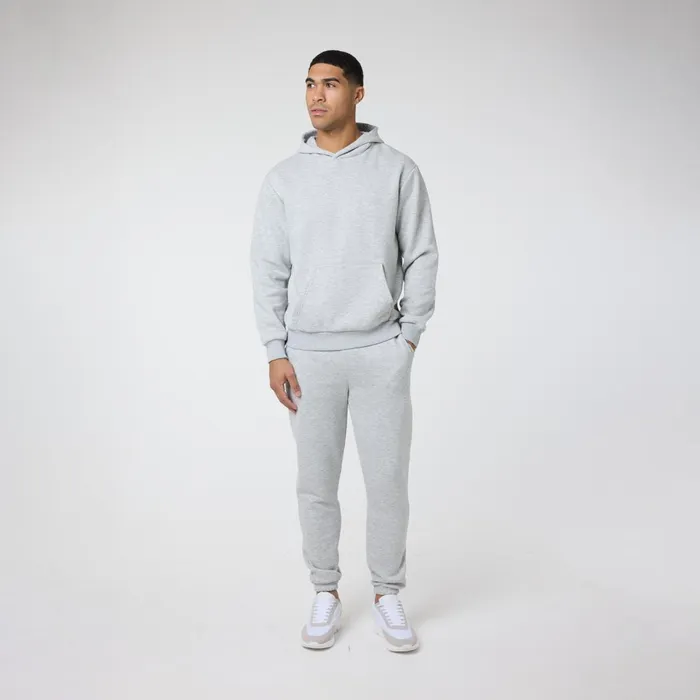 Closure London Relaxed Fit Tracksuit Grey Marl Men Tracksuits