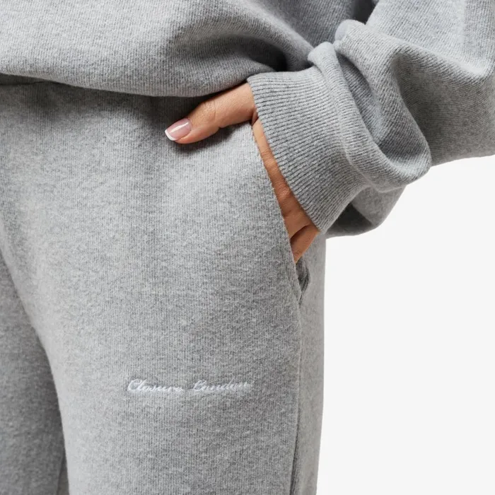 Closure London Soft Knit Wide Leg Pant I Grey Marl034gt Windowtheme Windowtheme Greymarl Women Joggers