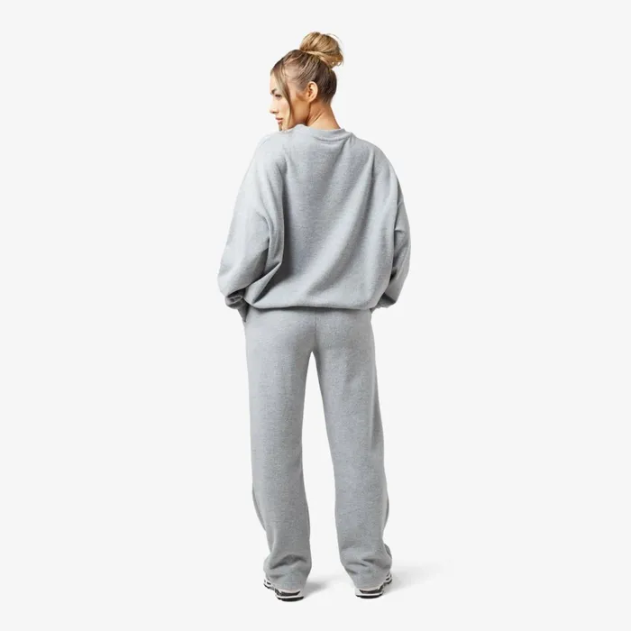 Closure London Soft Knit Wide Leg Pant I Grey Marl034gt Windowtheme Windowtheme Greymarl Women Joggers