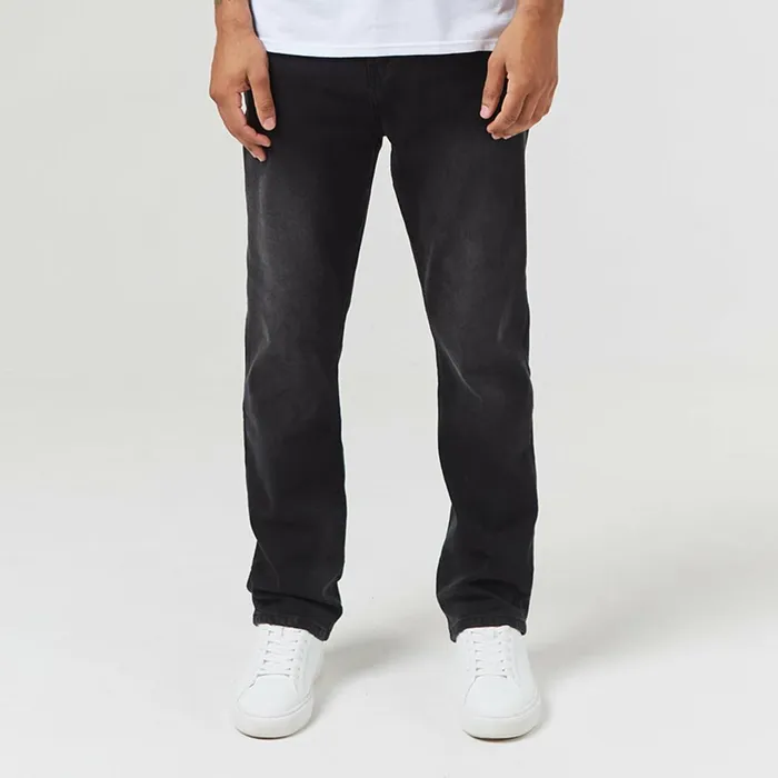 Closure London Straight Leg Denim Jean Black Men Denim