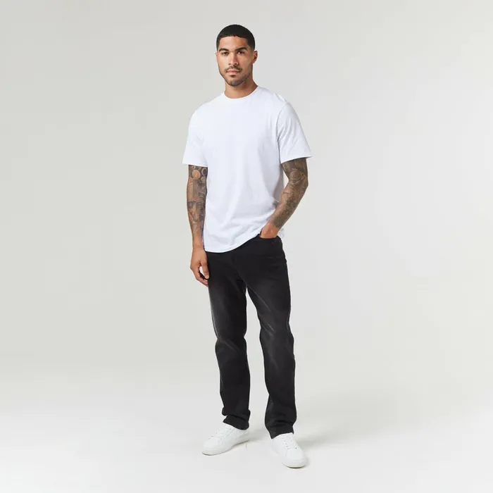 Closure London Straight Leg Denim Jean Black Men Denim