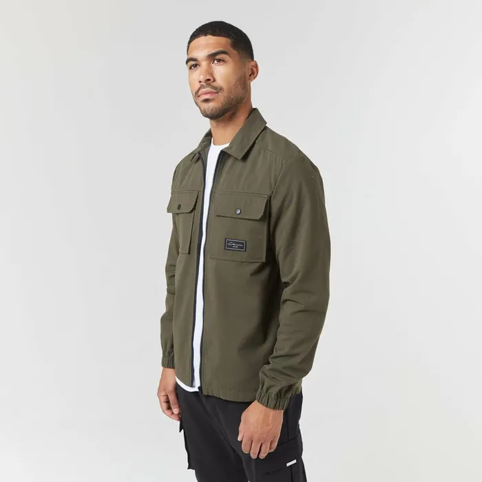 Closure London Utility Overshirt Khaki Men Overshirts