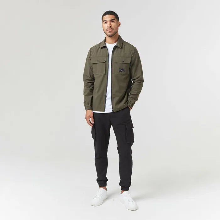 Closure London Utility Overshirt Khaki Men Overshirts