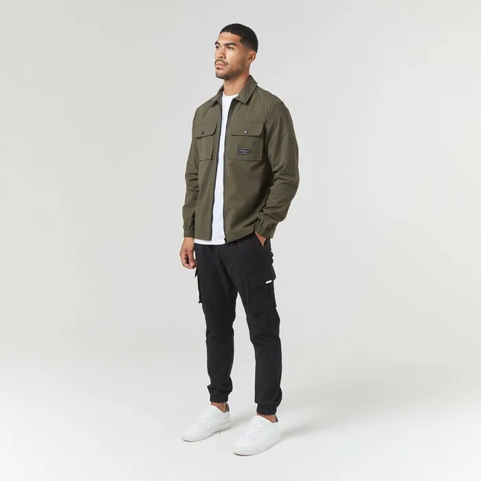 Closure London Utility Overshirt Khaki Men Overshirts