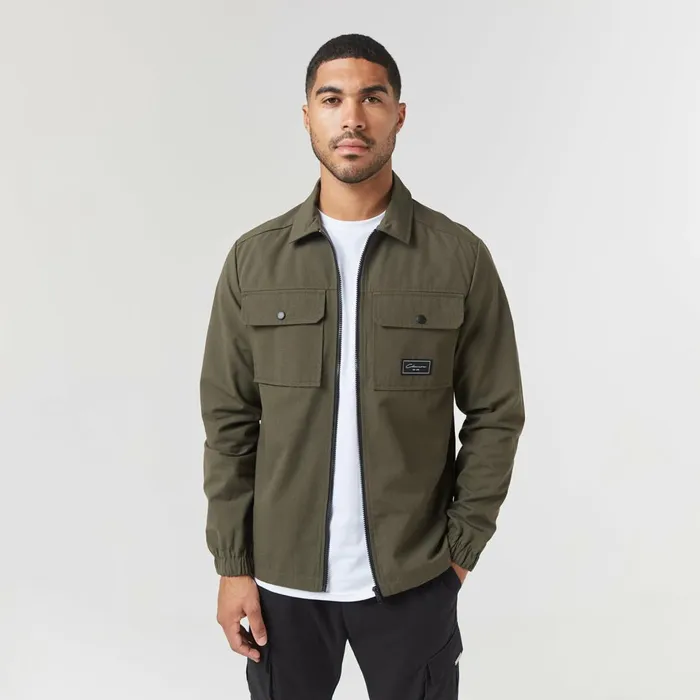 Closure London Utility Overshirt Khaki Men Overshirts