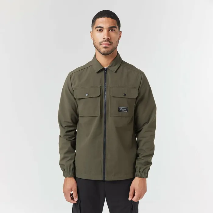 Closure London Utility Overshirt Khaki Men Overshirts