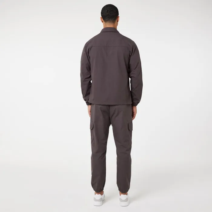 Closure London Utility Overshirt Washed Brown Men Overshirts