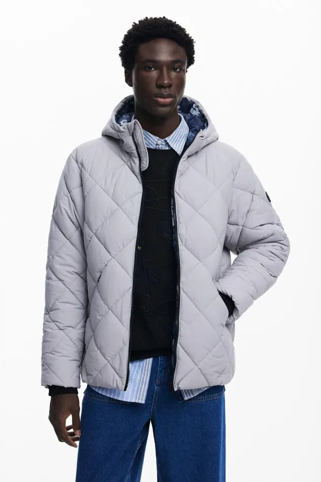 Coats And Jackets Men Desigual Padded Coat Black