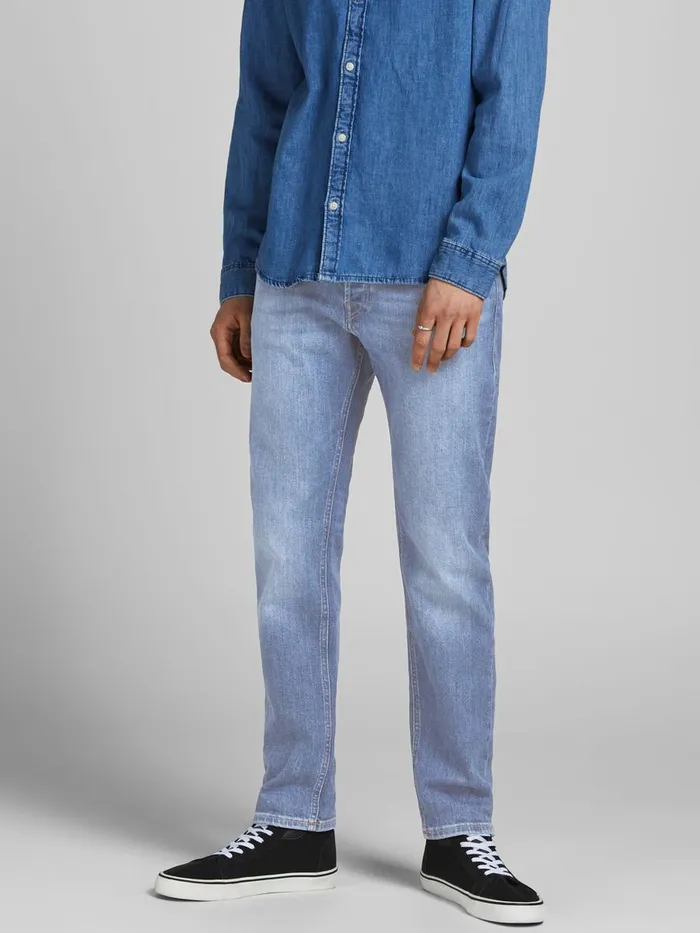 Comfort Jeans JACK and JONES Mens MIKE ORIGINAL AM 275 COMFORT FIT JEANS Blue Blue Denim Comfort Jeans JACK and JONES Mens MIKE ORIGINAL AM 275 COMFORT FIT JEANS Blue Blue Denim