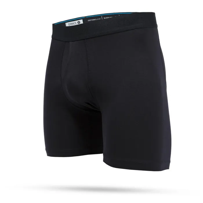Cotton Boxer Brief Standard 8211 Black Men Stance Boxers and Briefs