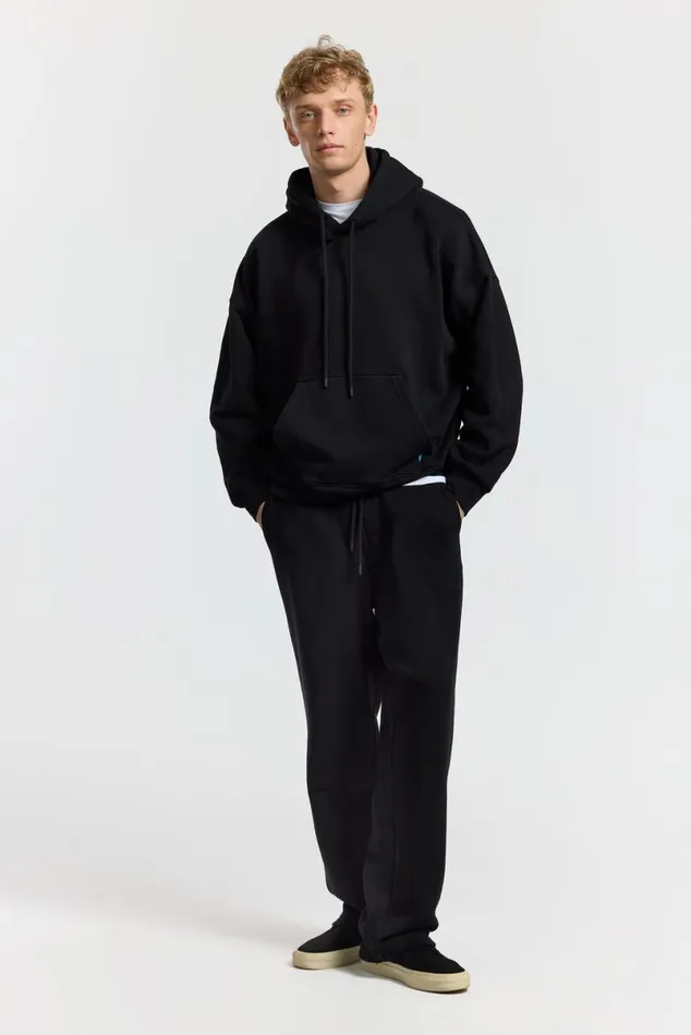 COTTON CITIZEN Boston Hoodie Jet Black Men Sweatshirts COTTON CITIZEN Boston Hoodie Jet Black Men Sweatshirts