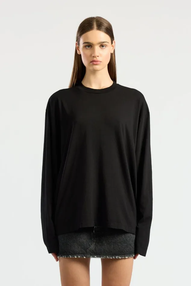 COTTON CITIZEN Bowie Shirt Jet Black Women Shirts