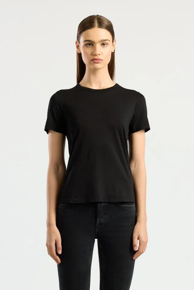 COTTON CITIZEN Standard Tee Jet Black Women Tees